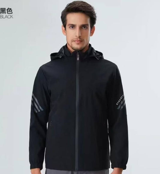 Veste de sport imperméable homme – Légère et coupe-vent