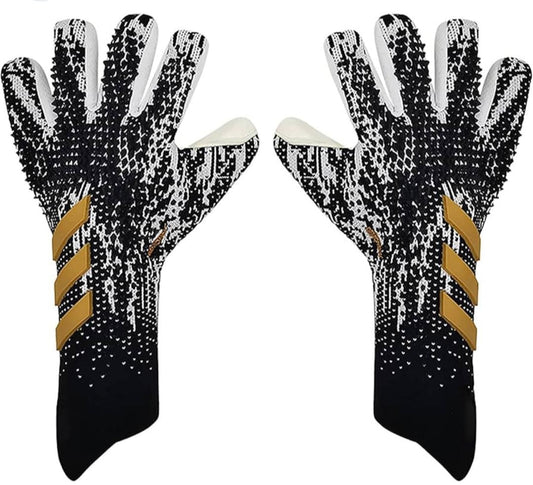 Gants de Gardien de But Noirs et Or