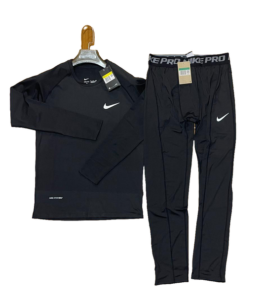 Ensemble de compression Adidas – Manches longues + Legging