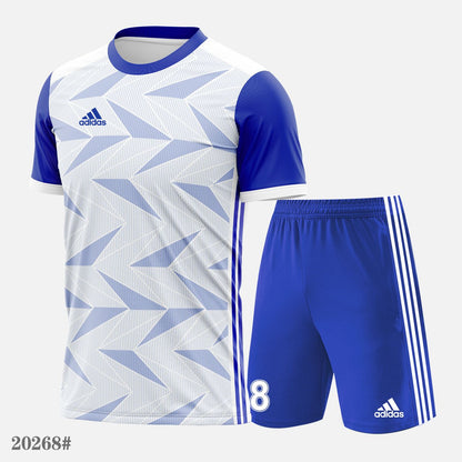 Maillot Football Bleu Blanc Homme – Ensemble Adidas | Pro Sport Sénégal