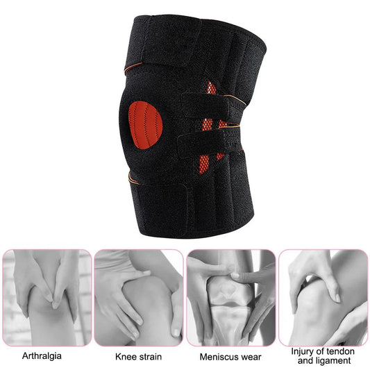 Genouillère de Sport Réglable – Maintien Rotule & Anti-Douleur
