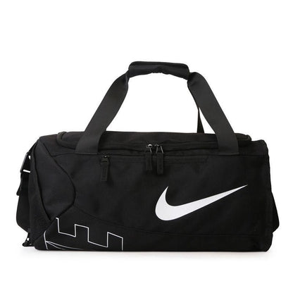 Sac de sport Nike noir – Logo blanc, multi-poches, grande capacité