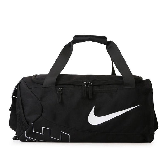 Sac de sport Nike noir – Logo blanc, multi-poches, grande capacité