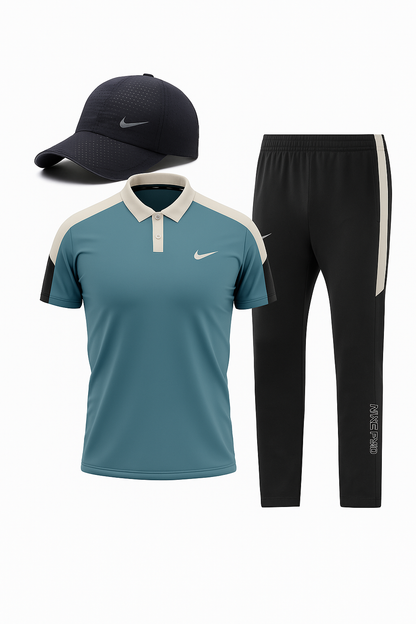 Ensemble sport homme Pro Sport Sénégal – Polo, pantalon et casquette Nike