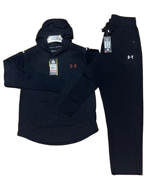 Survêtement Under Armour Homme Noir – Ensemble Sport à Capuche
