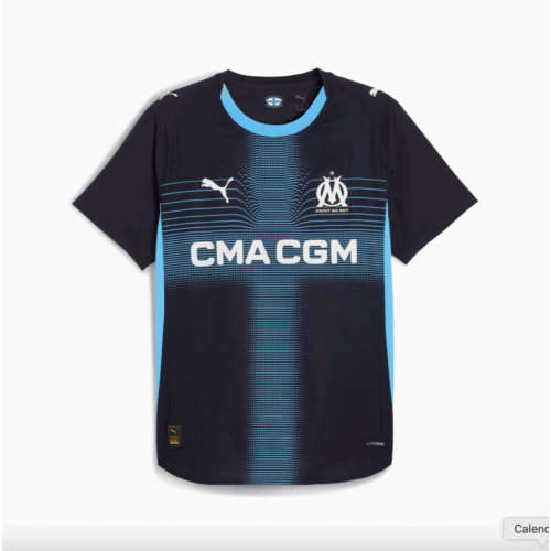 Maillot OM Extérieur 2025/2026 – Bleu Marine Officiel