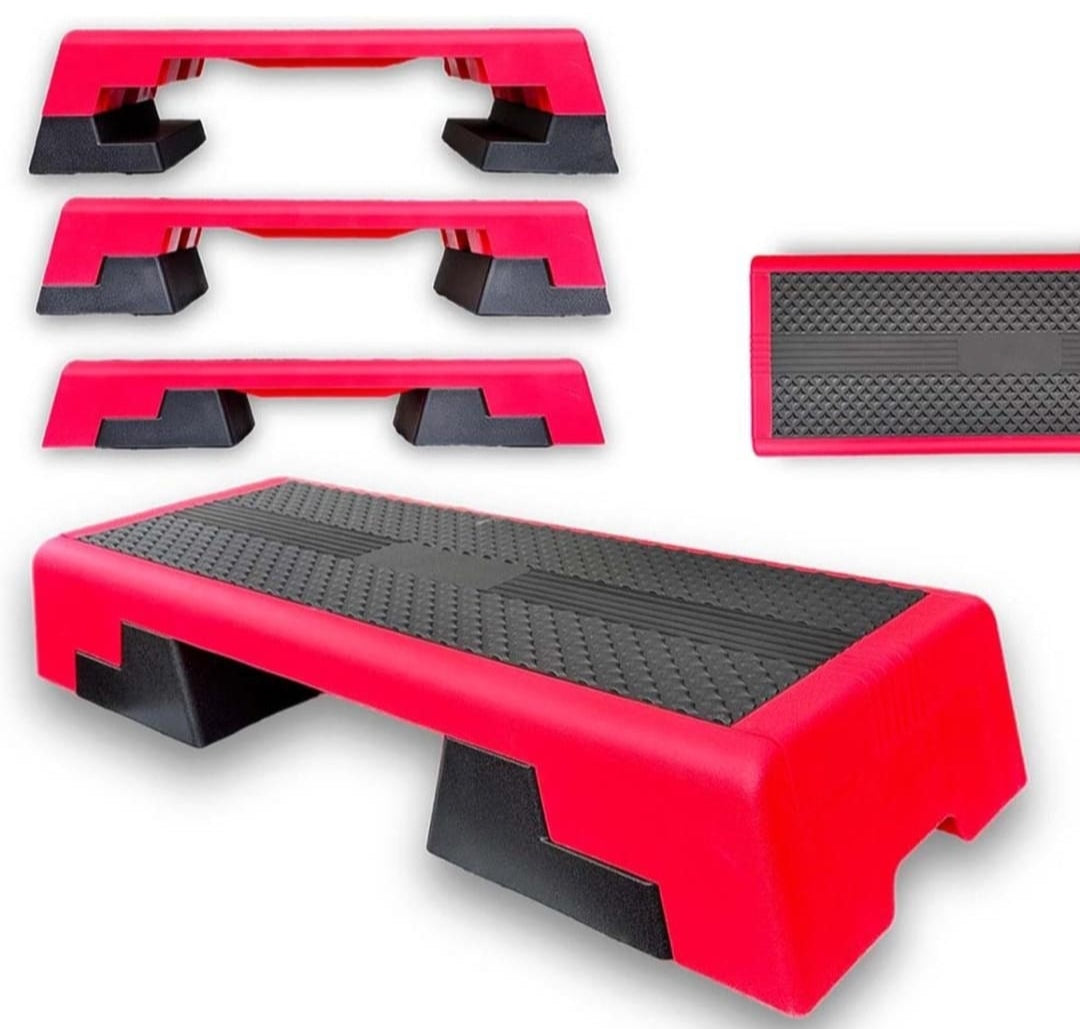 Step Fitness Réglable 3 Niveaux – Plateforme Antidérapante Cardio