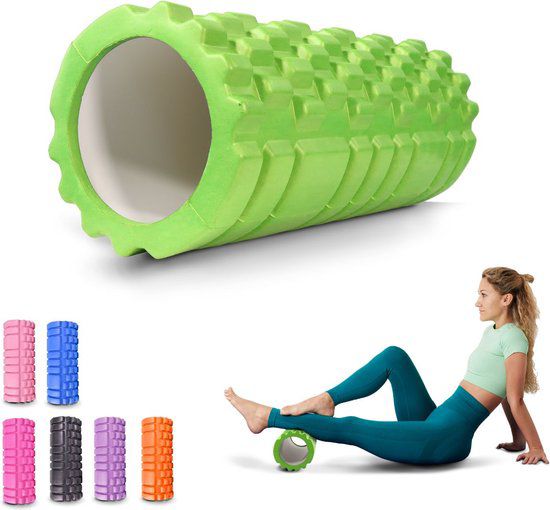 Rouleau de Massage Fitness Anti-Douleur – Foam Roller Musculation