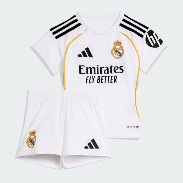 Kit Enfant Real Madrid Blanc – Officiel de 2 à 12 ans