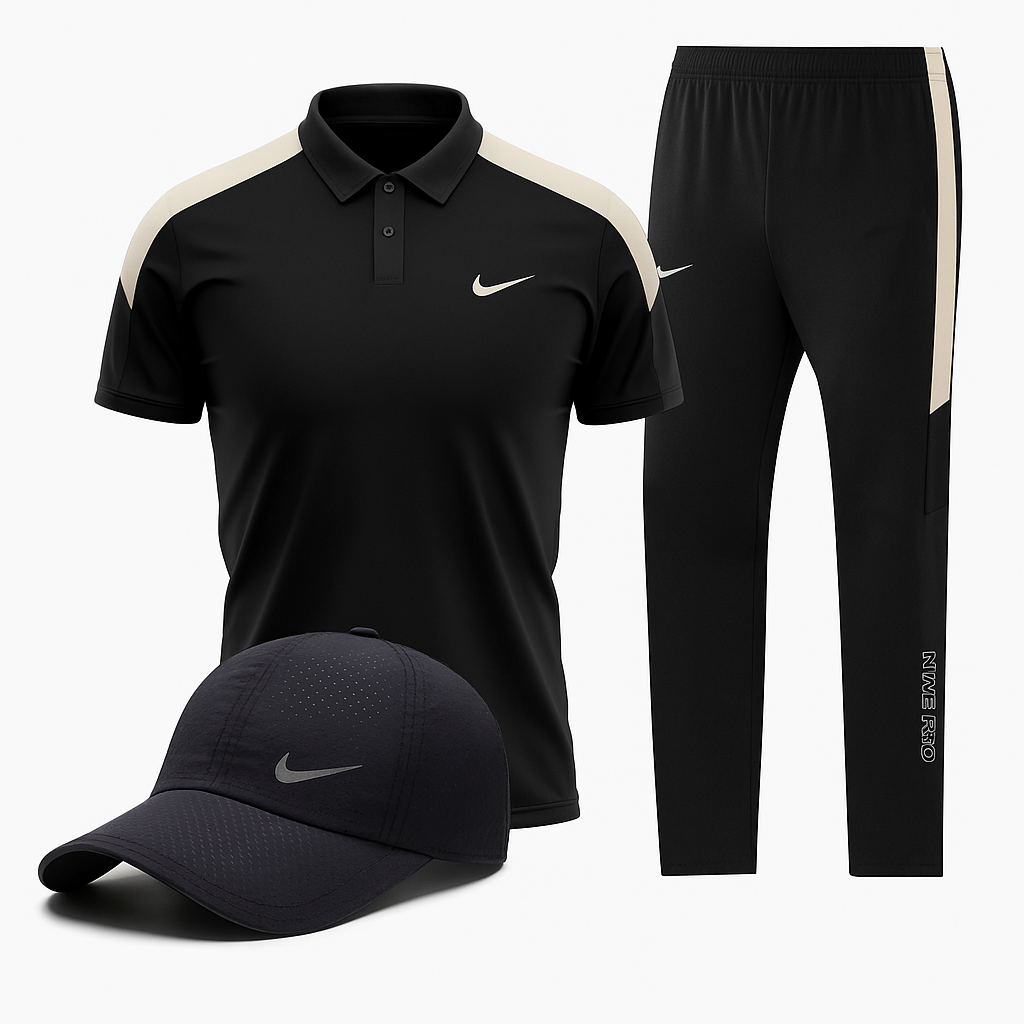 Ensemble sport homme Pro Sport Sénégal – Polo, pantalon et casquette Nike