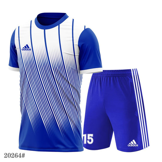 Maillot Football Bleu Blanc Homme – Ensemble Adidas | Pro Sport Sénégal